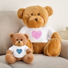 Plush Teddy Bear Gram Signature Style Heart T-Shirt