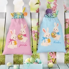 Bunny Duo Drawstring Bag