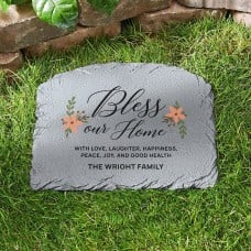 Bless Our Home Arched Garden Stone