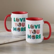 Love You More Multi-Photo Mug