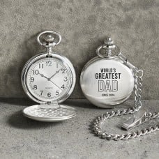 World's Greatest Dad Classic Pocket Watch