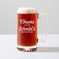 Cheers to Dad Oversized Beer Mug