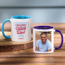 All-Star Coach Dad Photo Mug