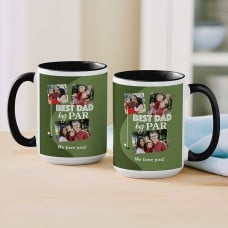 Best Dad By Par Photo Mug