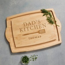 Dad's Kitchen Maple Wood Cutting Board