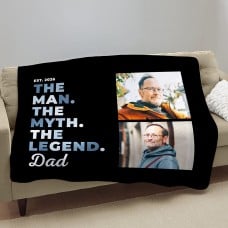 Man, Myth, Legend Plush Blanket
