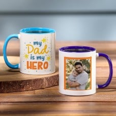 My Dad Is My Hero Photo Mug
