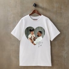My Heart on My Chest Photo T-Shirt