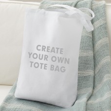 Create Your Own White Tote Bag