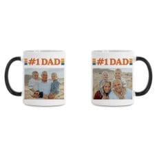 #1 Dad Photo Color Changing Mug