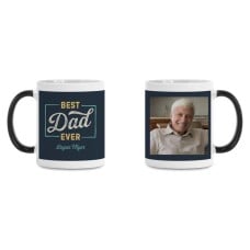Vintage Best Dad Ever Photo Color Changing Mug
