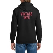 Gildan Men's Custom Message Full Zip Hooded Sweatshirt