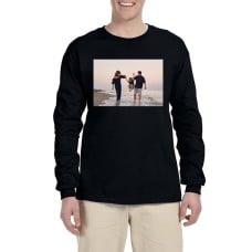 Gildan Men's Picture-Perfect Photo Long Sleeve T-Shirt