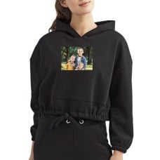 Women's Picture-Perfect Photo Cropped Hoodie