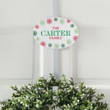 Colorful Snowflakes Wreath Holder