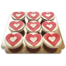 Cupcakes hearts