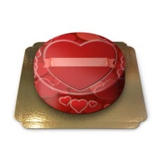 Little hearts cake (Small ((18 cm)6-8 slices))