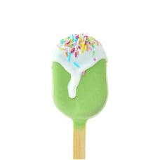 Green Ice Cream Cake-Pops (10 pieces)