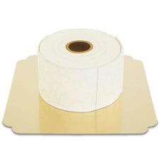 Deluxe toilet paper shaped cake (Small (18cm (12 Parts)))