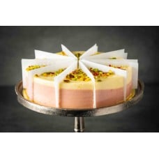 Pre-Sliced Vanilla Sponge & Raspberry Cake