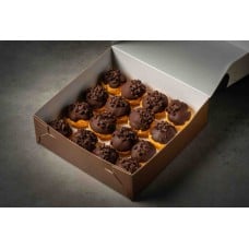 Dark Chocolate Profiteroles (Box of 16)