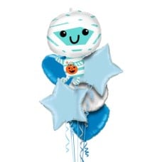 Zombie Blue Halloween Balloon Bouquet