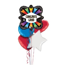 Congrats Grad Foil Balloon Bouquet