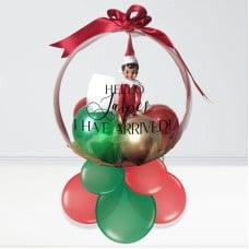 Elf Personalised Bubble Inflated Balloon Stack