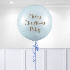 Personalised Winter Wonderland Inflated Orb Balloon