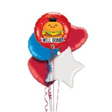 Well Done BurgerThemed Balloon Bouquet