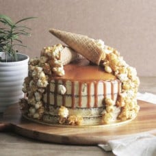Salted Caramel Waffle Cone 7 inch