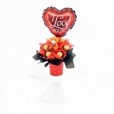 Hot Love Chocolate Bouquet