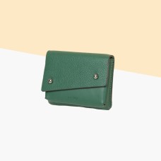 ana tomy Leather Card Case in Hunter