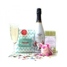 Happy New Year champagne gift