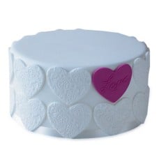 Elegant Love Cake 2 kg Vanilla