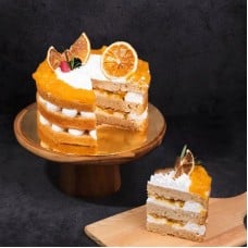 Mango Passion Vegan Cake (4 inch (±0.3 kg , serve 2-4 pax))