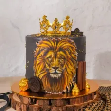 Majestic Lion Designer Cake