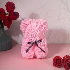 Pink Rose Teddy (Artificial Flower)