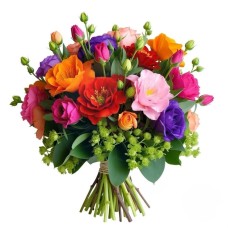 Bouquet of mixed seasonal flowers