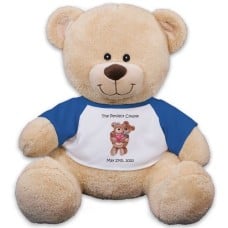 Personalized Couples Teddy Bear - 11"