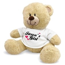 Personalized My Girl Teddy Bear - 17"
