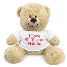 Personalized I Love You Teddy Bear