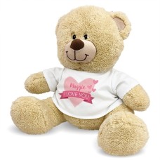 Personalized Love You Teddy Bear