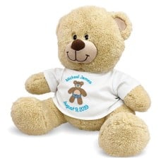 Personalized Baby Boy Teddy Bear (11" Teddy Bear)