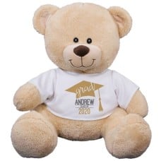 Personalized Graduation Cap Sherman Bear (11" Teddy Bear)
