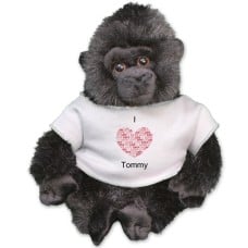 Personalized I Love You Gorilla - 11"