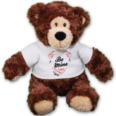 Personalized Be Mine Teddy Bear - 11"