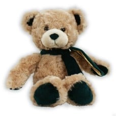 Hunter Green Velvetina Bear - 12"