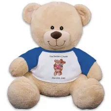 Personalized Couples Teddy Bear - 11"