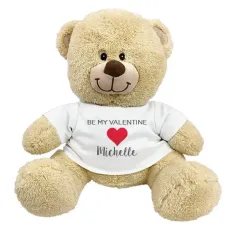Personalized Be My Valentine stuffed Animal